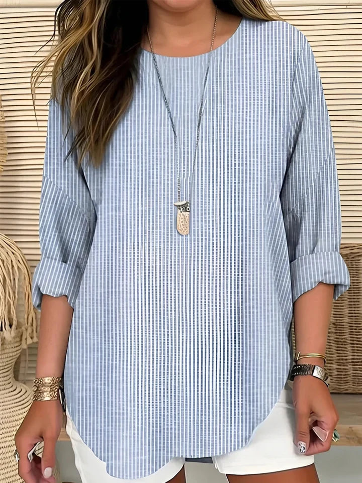 Cecilia | Trendy Striped Blouse